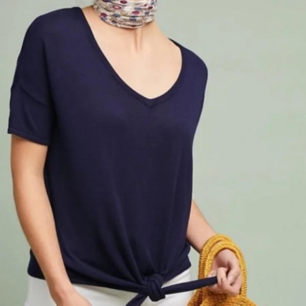 Anthropologie | John + Jenn Front Tie Shirt
